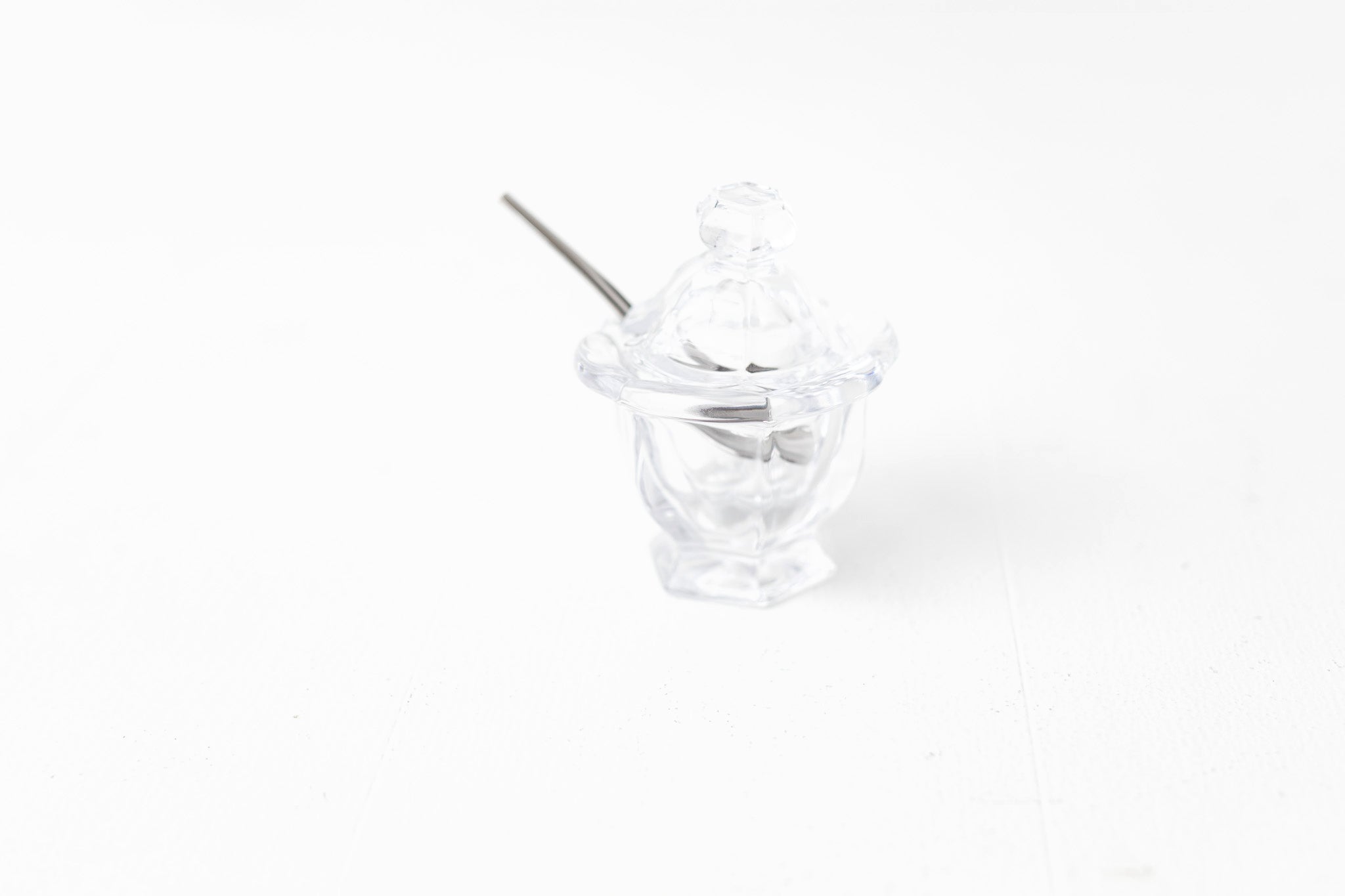Crystal Honey Jar w/ spoon
