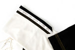 Load image into Gallery viewer, Tallit-Ivory with black band and gold accents - Handmade in Israel
