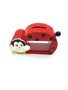 Cute Ladybug tzedakah box
