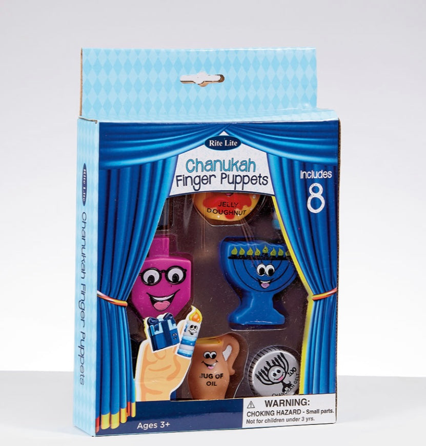 Chanukah Vinyl Finger Puppets