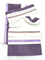 Load image into Gallery viewer, Eretz Tallit Purple Stripes ( Arkansas)

