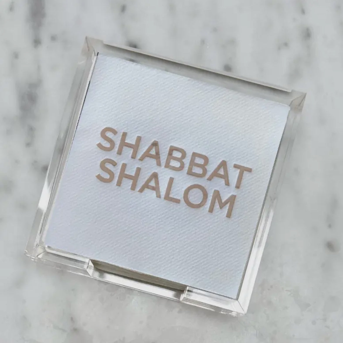 Shabbat Shalom Cocktail Napkins