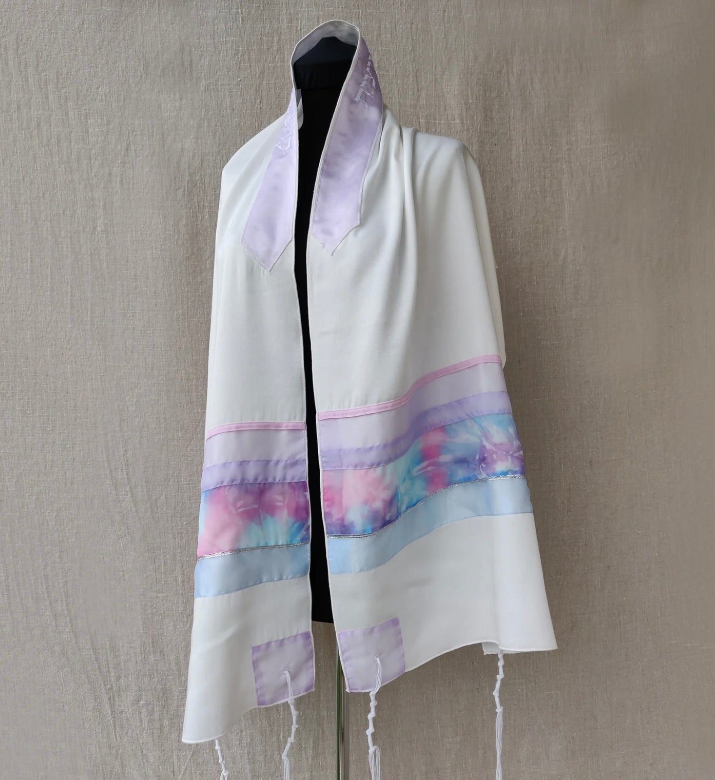 Gabrieli Tallits  pink in sheer or viscose