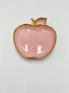 Pink Apple shape Honey Dish