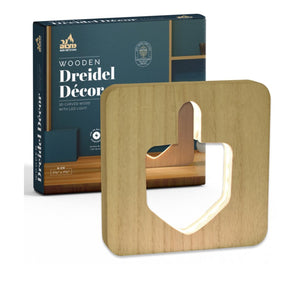 Wooden Light Up Dreidel