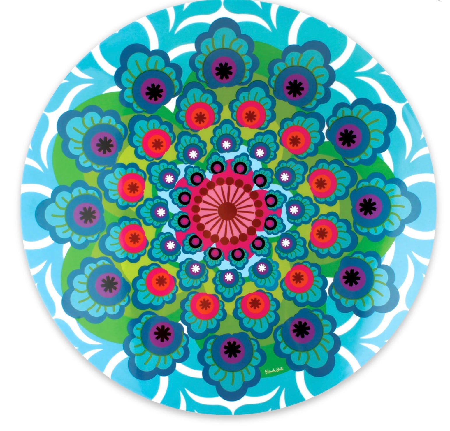 French Bull Lazy Susan (Raj)
