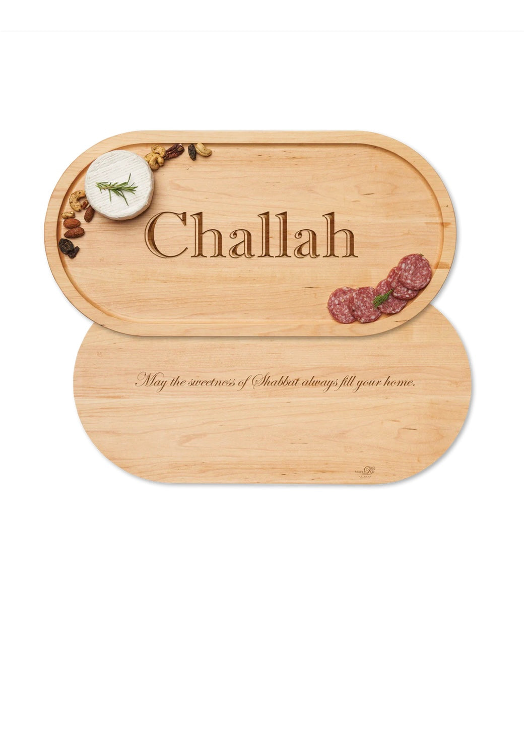 Acacia Challah Oval Shape Board
