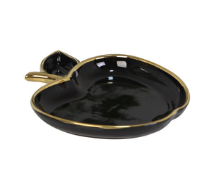 Black Ceramic Honey Dish