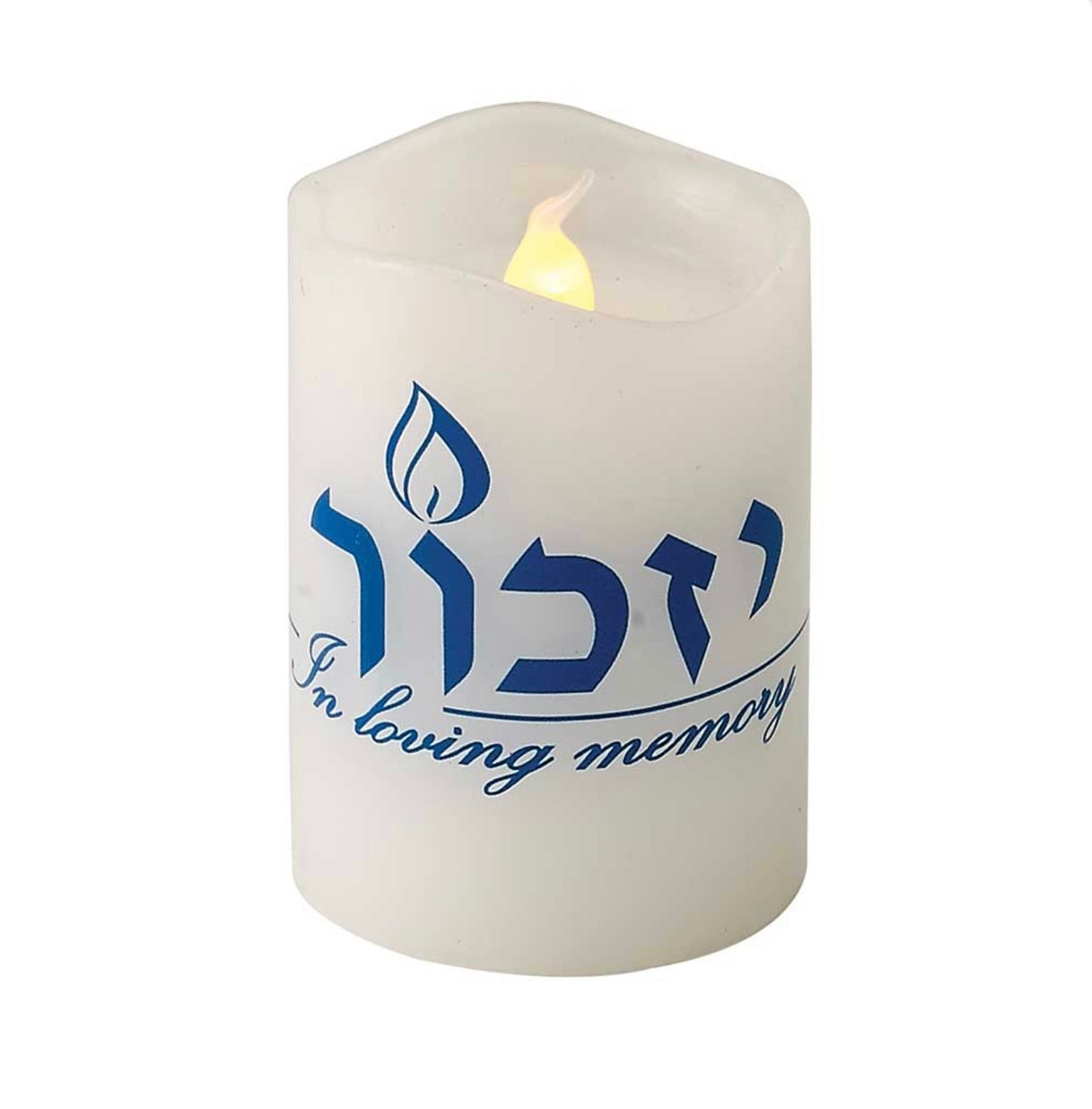 LED Yarhtzeit Candle