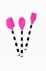 Load image into Gallery viewer, Black and White 3 piece Utensil Set
