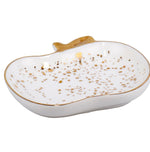 Load image into Gallery viewer, Speckled Small Apple Shaped Honey Dish
