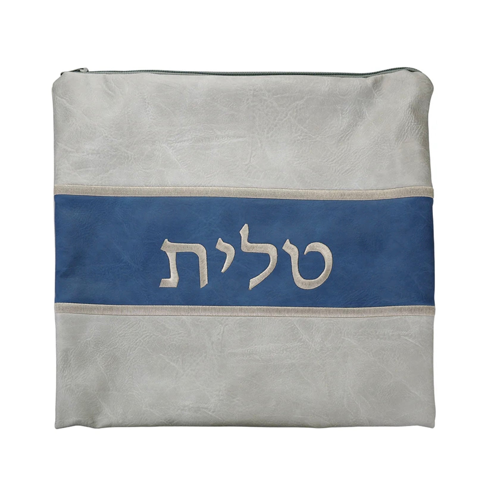 Tallit Bag in Gray and Navy