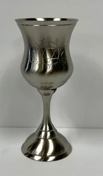 Load image into Gallery viewer, Pewter Finish Kiddush Cup
