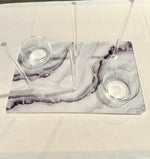 Load image into Gallery viewer, Bagel Platter Grey Marble
