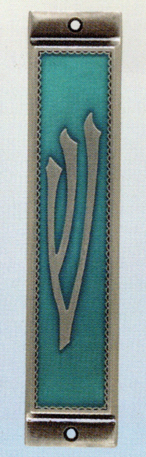 Metal Mezuzahs in various Colors