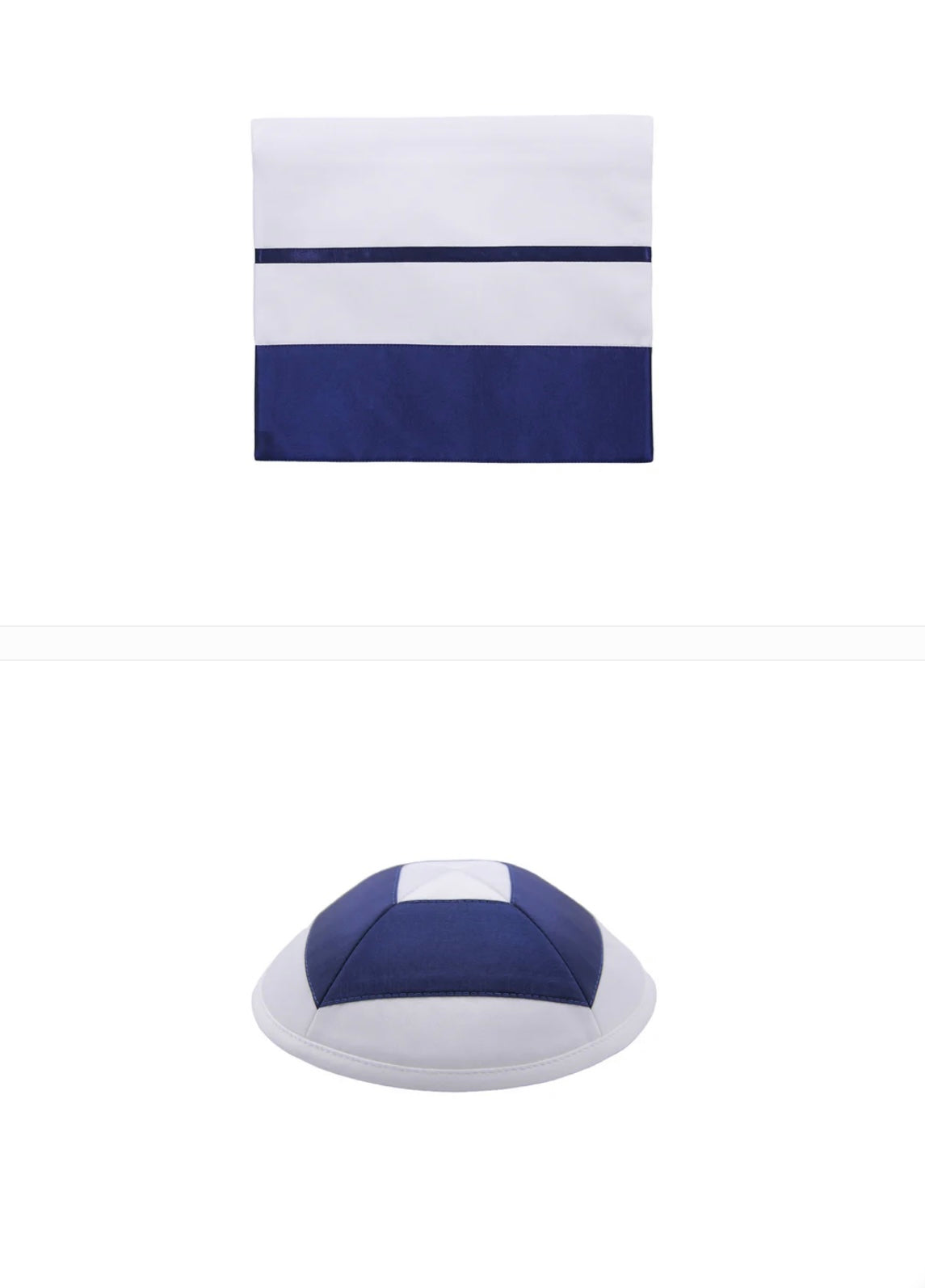 Tallit in Blue and White Eretz 277