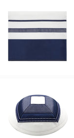 Load image into Gallery viewer, Eretz Tallit Blue Stripe
