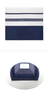 Eretz Tallit Blue Stripe