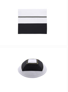 Eretz Black touch of Gold Tallit David
