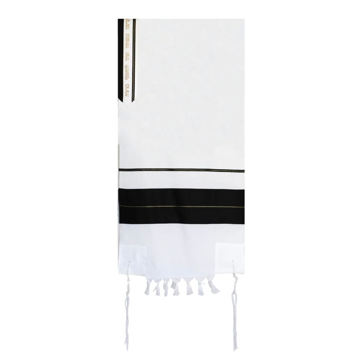 Eretz Black touch of Gold Tallit David