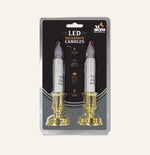 Load image into Gallery viewer, Battery Shabbat Candlesticks
