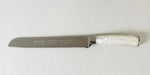Load image into Gallery viewer, Challah knife with white Resin Handle

