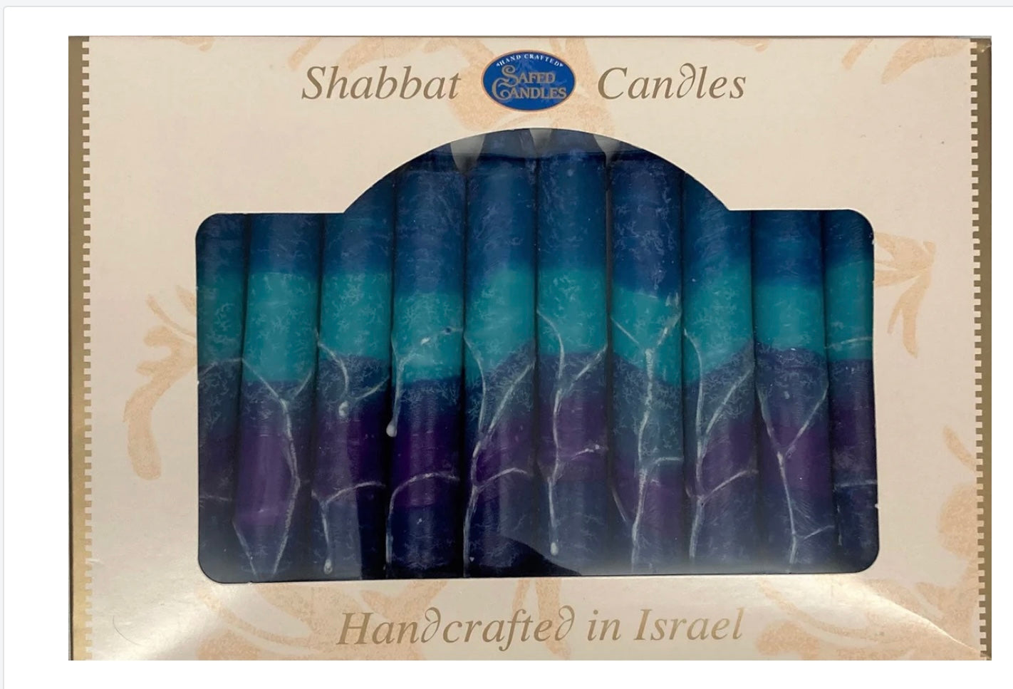 Shabbat Candles (fantasy blue)