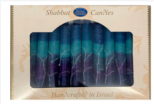 Shabbat Candles (fantasy blue)