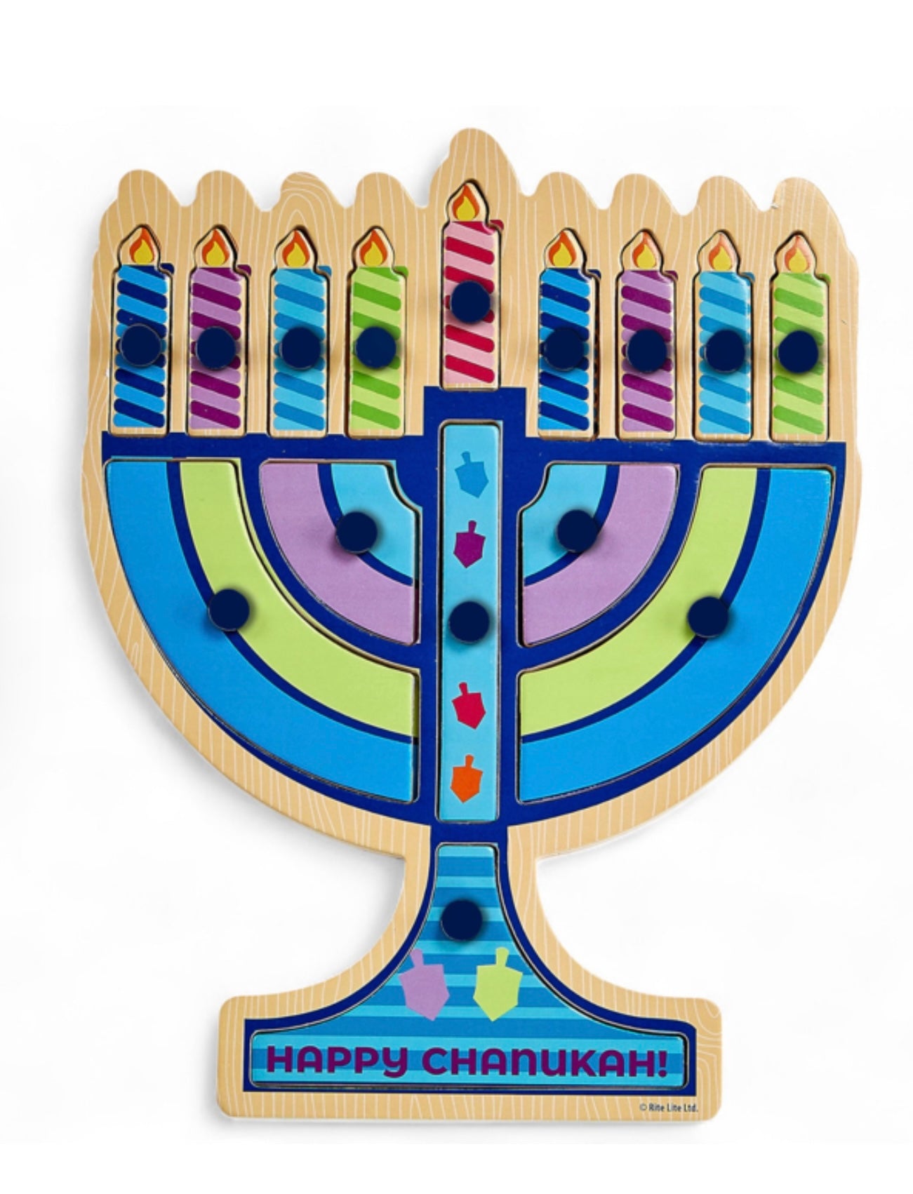 Menorah Wooden Puzzle