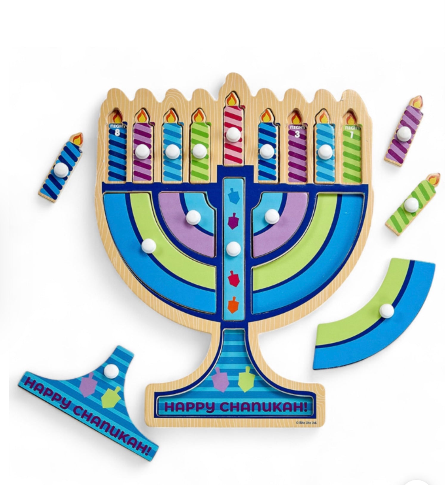 Menorah Wooden Puzzle