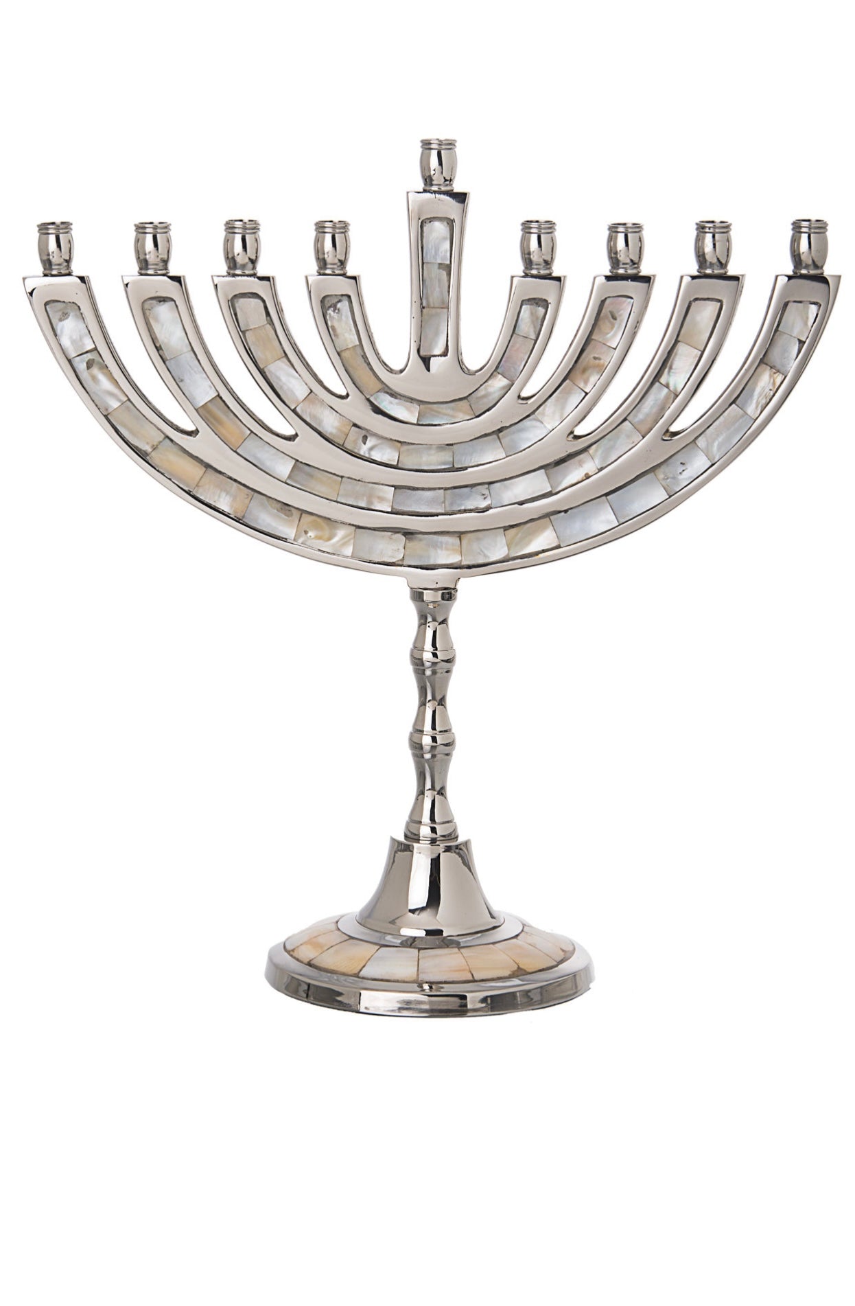 Mother of Pearl Menorah