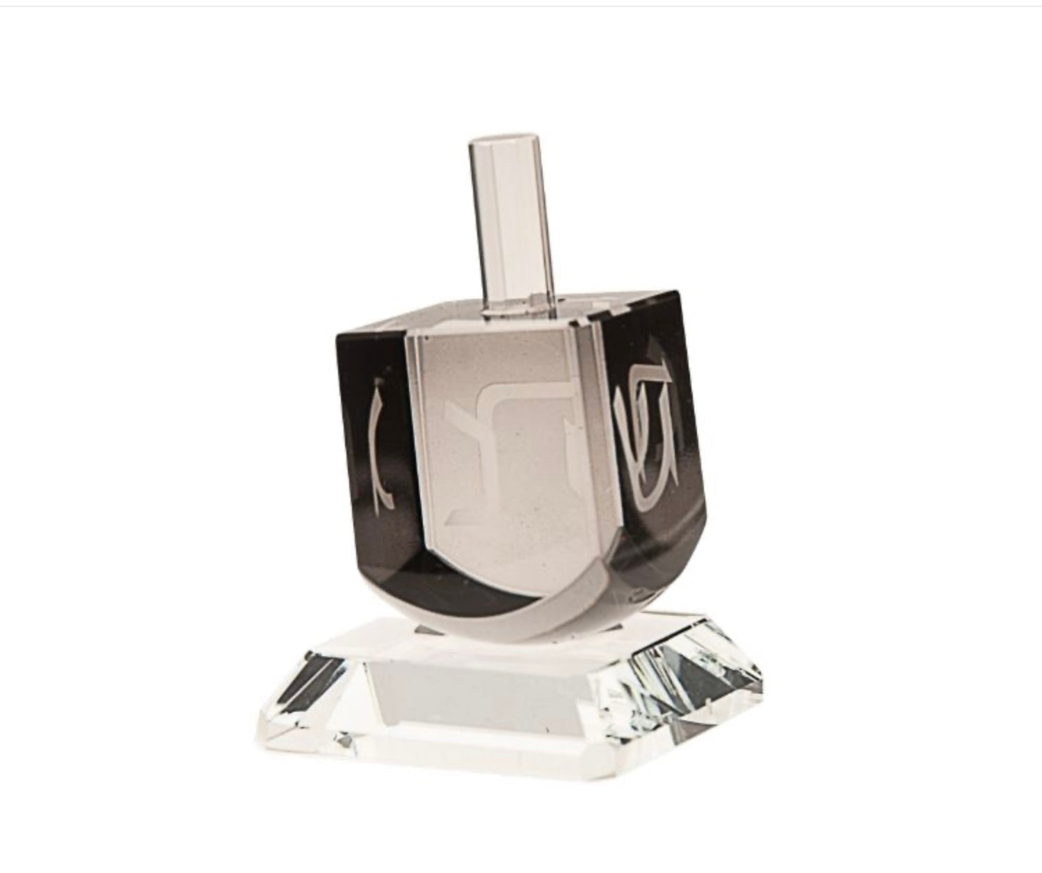 Crystal Dreidel Black