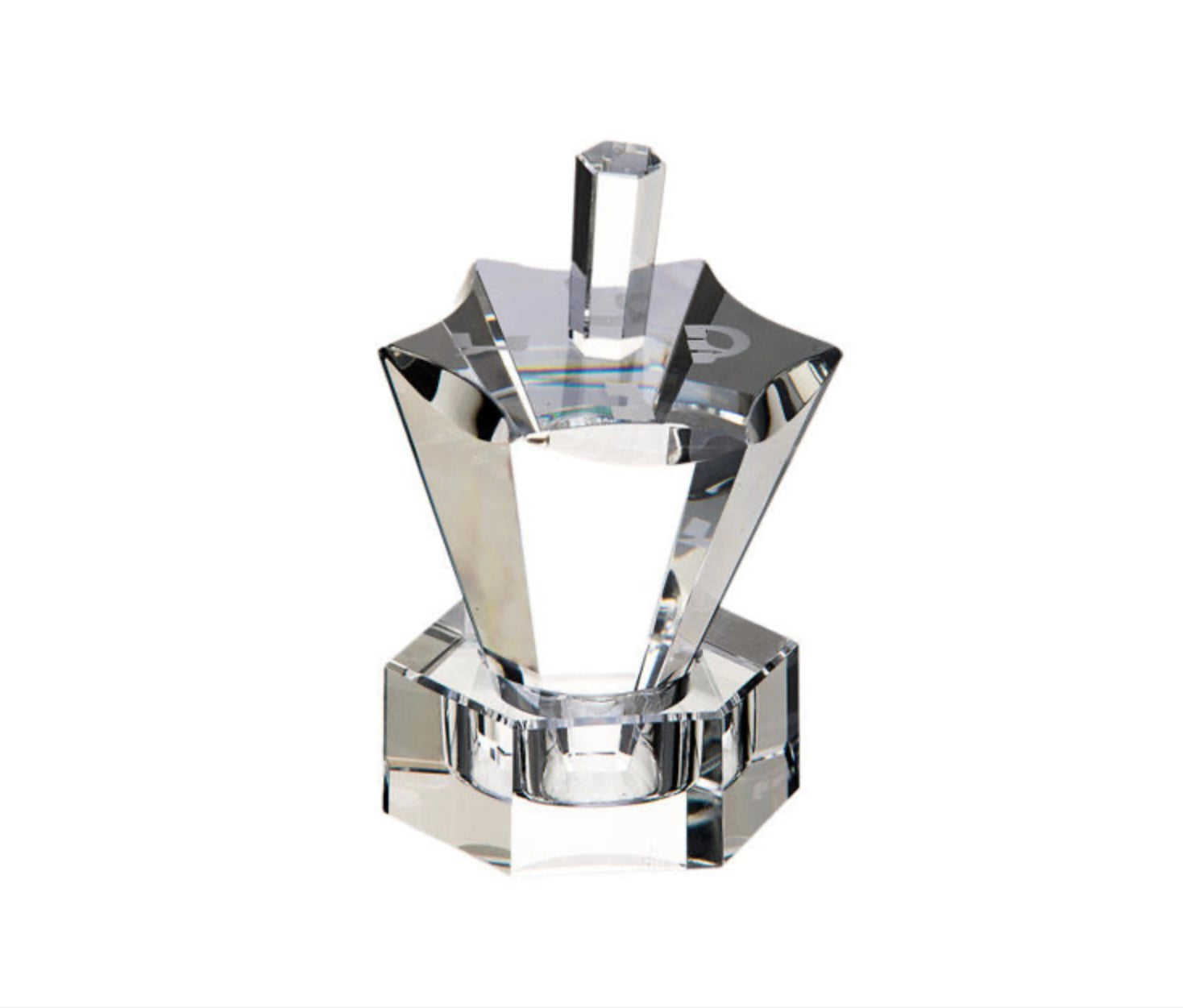 Crystal Dreidel clear