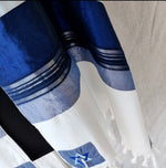Load image into Gallery viewer, Gabrieli Elegant Tallit in Blue and White
