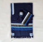 Load image into Gallery viewer, Gabrieli Elegant Navy Tallit
