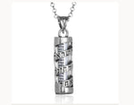 Load image into Gallery viewer, Shema Israel Mezuzah Necklace

