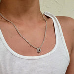 Load image into Gallery viewer, Jewish Star of David  Necklace in Silver
