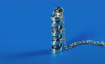 Load image into Gallery viewer, Shema Israel Mezuzah Necklace
