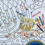 Load image into Gallery viewer, Hanukkah coloring table runner
