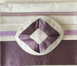 Load image into Gallery viewer, Eretz Tallit Purple Stripes ( Arkansas)
