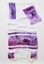 Load image into Gallery viewer, Purple Chiffon Tallit
