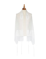 Load image into Gallery viewer, Eretz White on White Textured Tallit   Ariel

