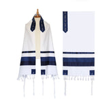Load image into Gallery viewer, Eretz Tallit 2 shades of Navy
