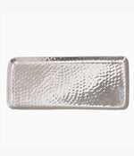 Load image into Gallery viewer, Silver Small Hammered Rectangle Plate
