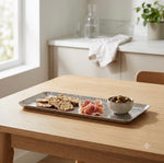 Load image into Gallery viewer, Silver Small Hammered Rectangle Plate
