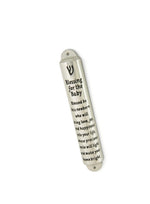 Load image into Gallery viewer, Joy Stember Baby Blessing  Mezuzah in 3 Colors
