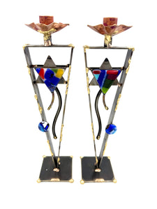 Gary Rosenthal Shooting Star Candlesticks