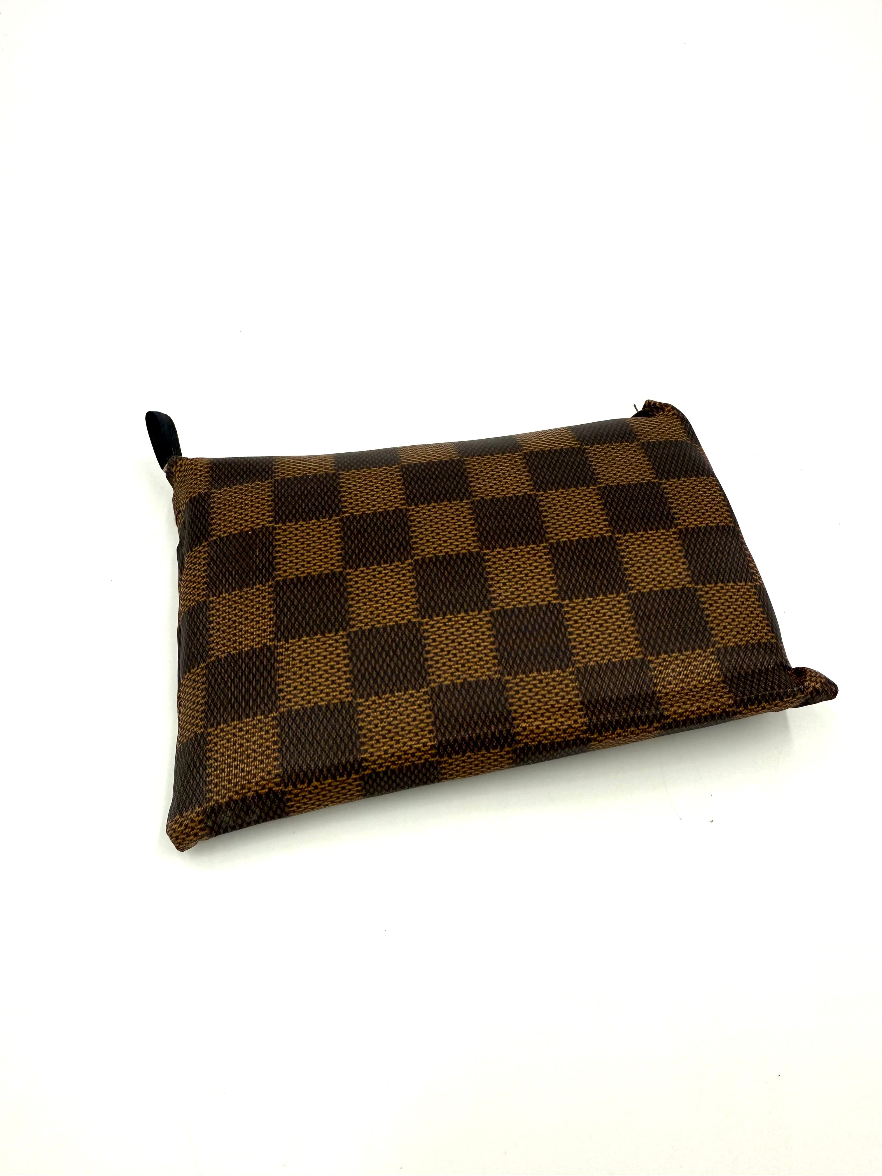 Faux Black and Brown Reusable Shopping Bags