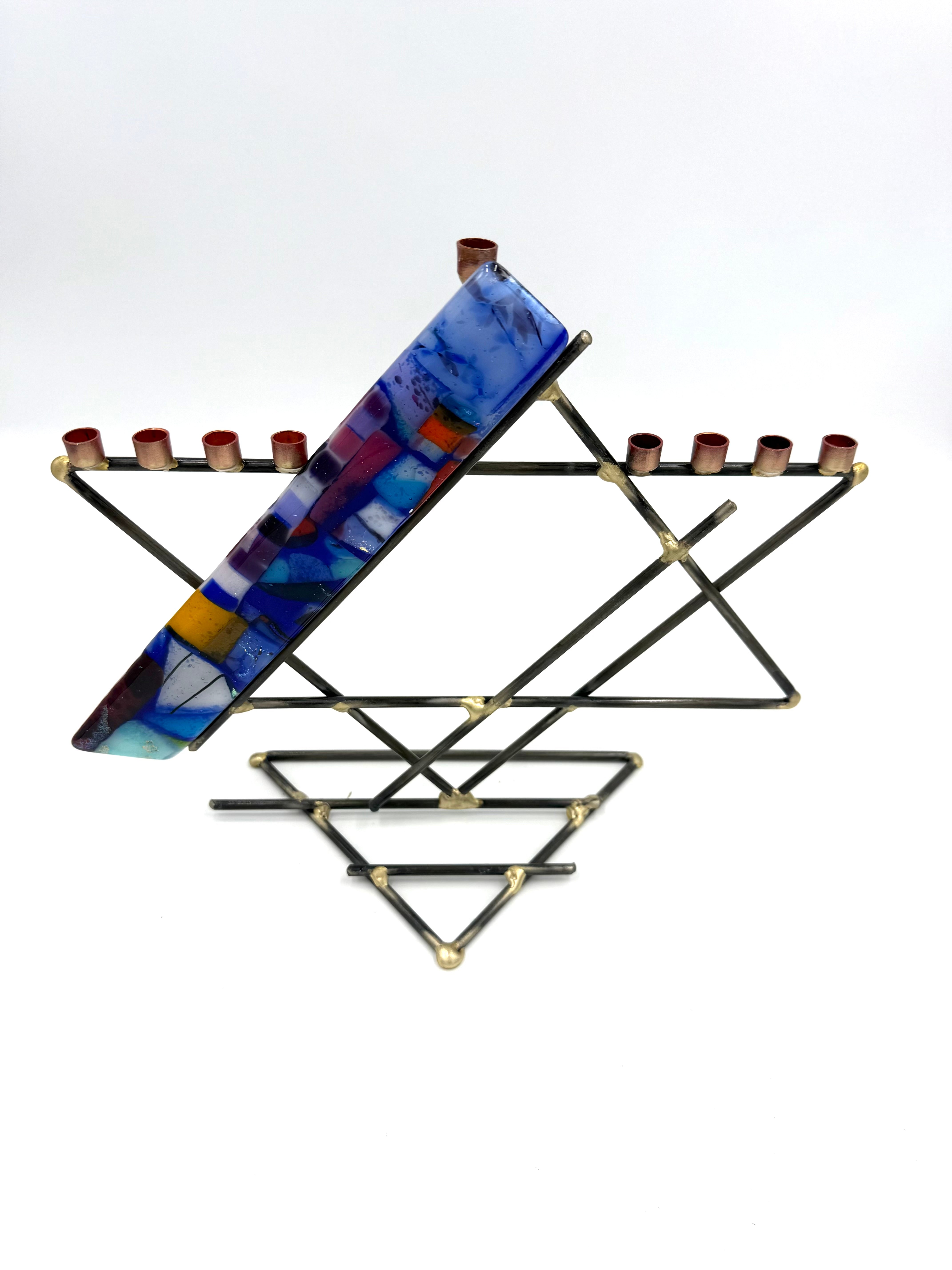 Gary Rosenthal Star of David "Presidential" Menorah in 5 colors