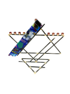 Gary Rosenthal Star of David "Presidential" Menorah in 5 colors